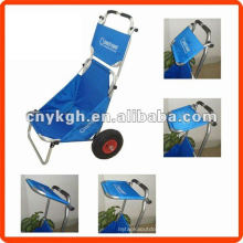 aluminum beach trolley with two wheels